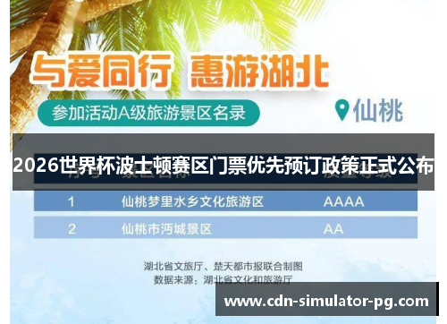 2026世界杯波士顿赛区门票优先预订政策正式公布 2026世界杯波士顿赛区门票优先预订政策正式公布